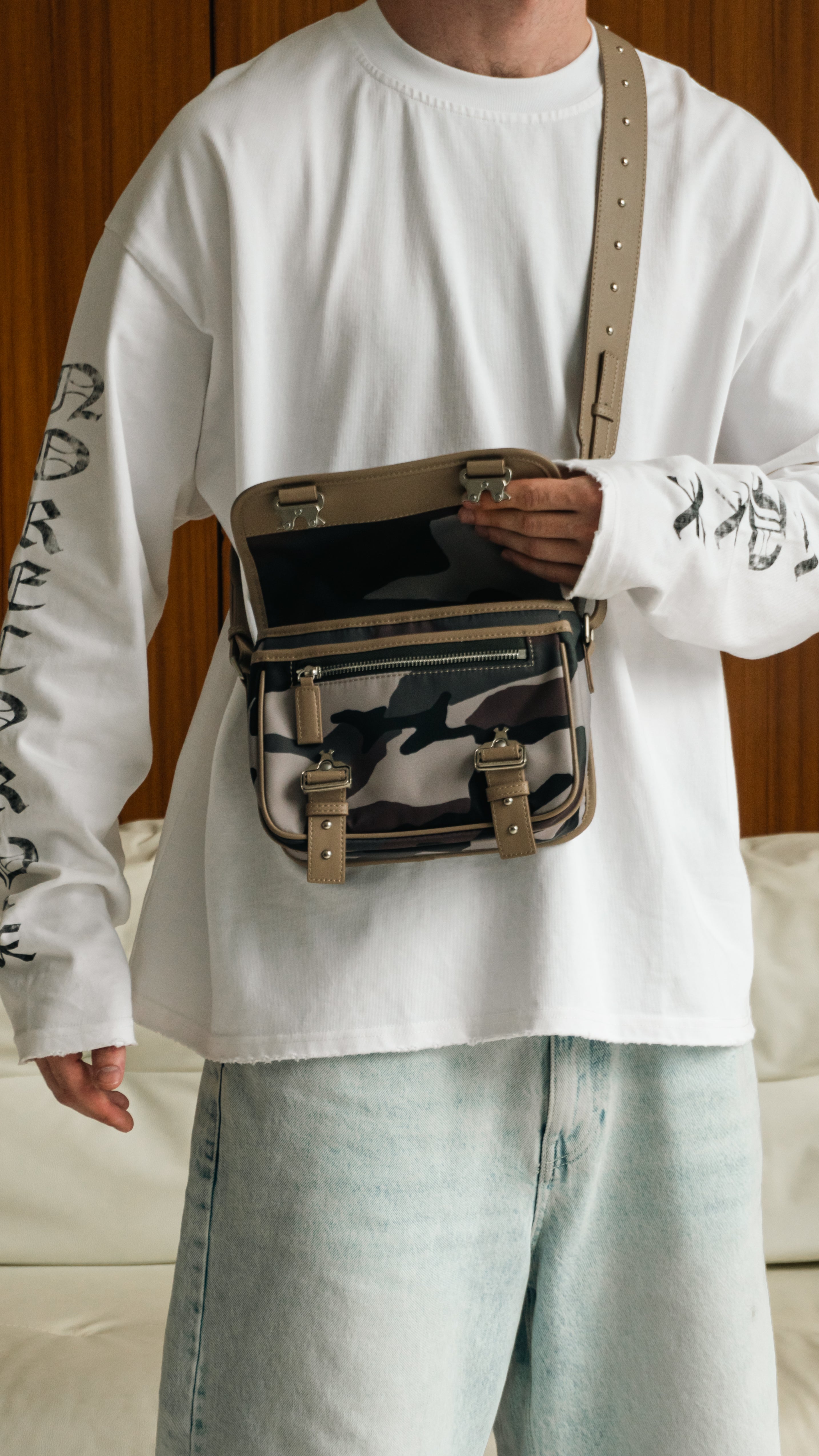 NR Green Camo Bag